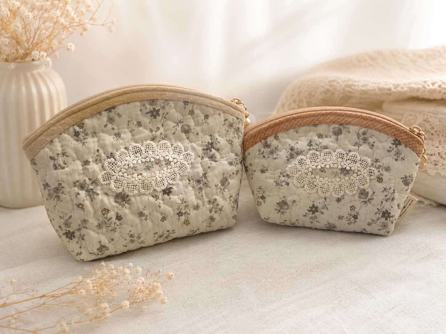 Whispering Meadow Half Moon Pouch