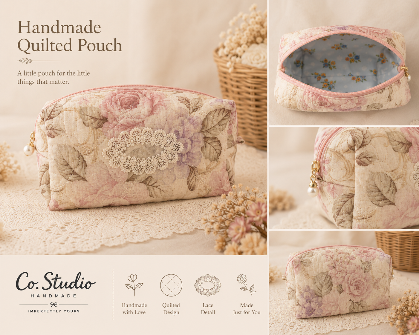 Rose Whisper Pouch