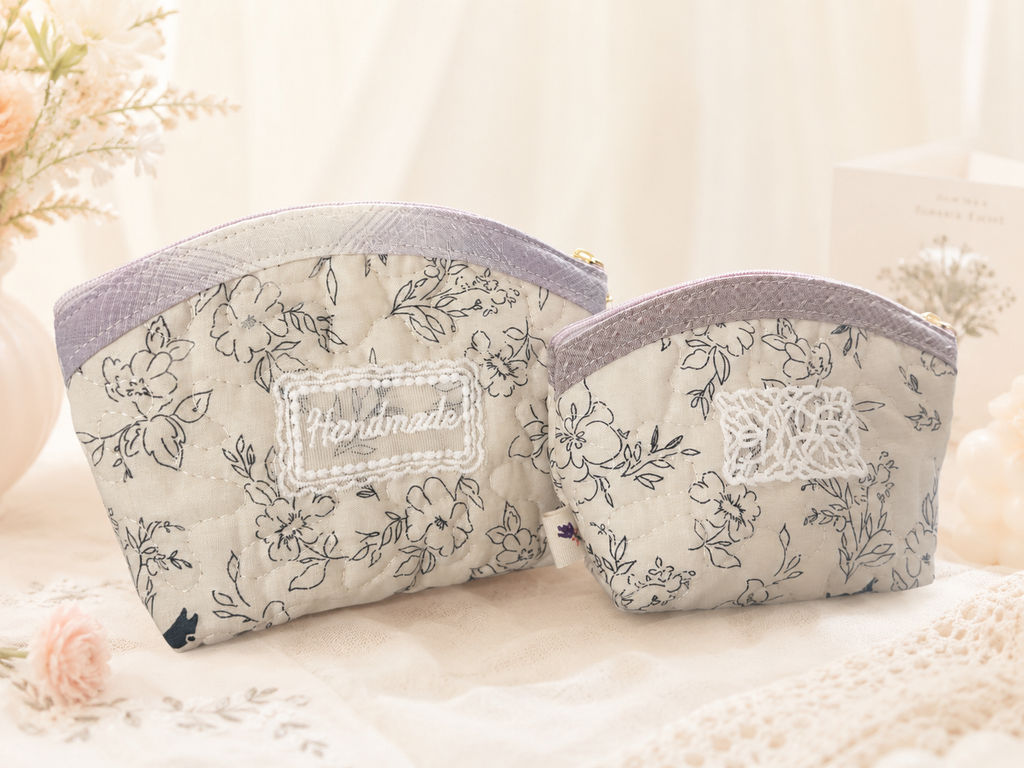 Lilac Garden Pouch - Small
