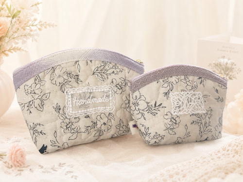 Lilac Garden Pouch - Small