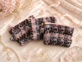 Blush Noir Tweed Pouch